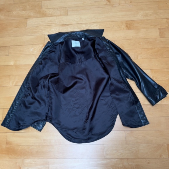 Wilfred Black Leather Jacket - Picture 12 of 14